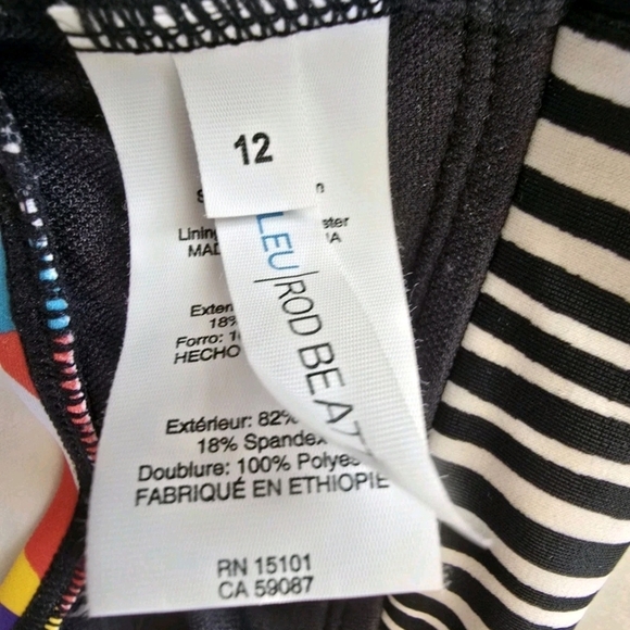 Bleu Rod Beattie Multicolor Abstract Bikini - Picture 6 of 7